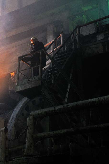 Usine de cuivre. Norilsk. Mai 2008.