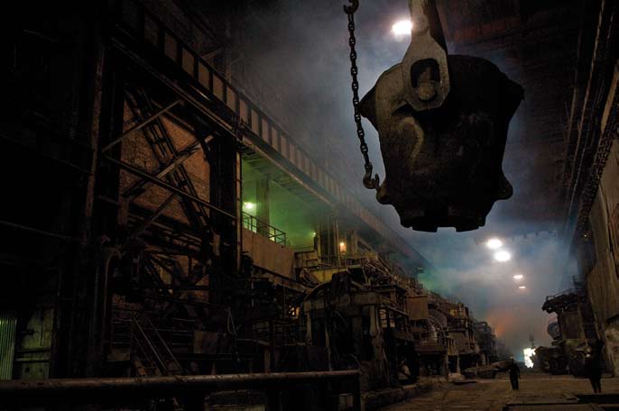 Usine de cuivre. Norilsk. Mai 2008.