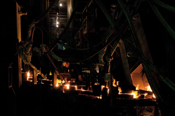 Usine de cuivre. Norilsk. Mai 2008.
