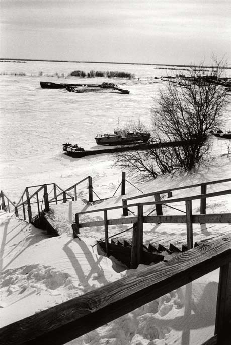 Salekhard. Péninsule de Yamal. Avril 2008.