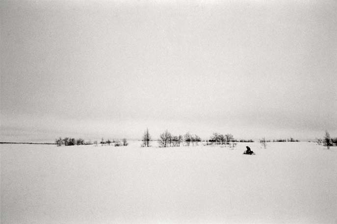Lac Soroga. Région autonome Nenets. Février 2008.